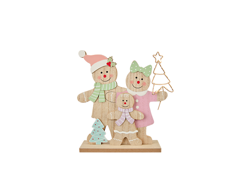 LED Deko-Figur Lebkuchen