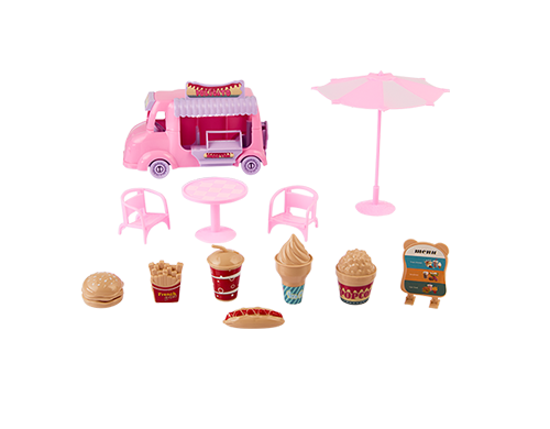 Spiel-Set Hamburgerwagen