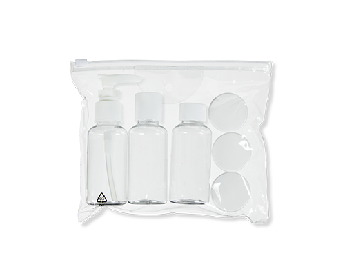 Reisefläschchen Set in Tasche