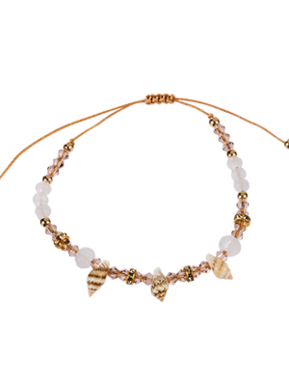 Fußkette mit Muscheln