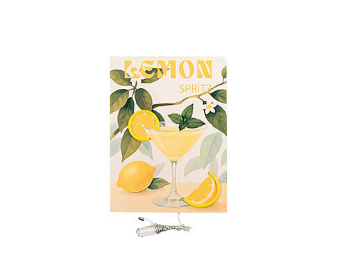 LED Canvas Schild