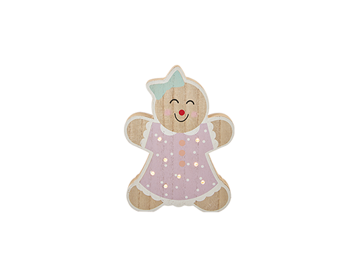 LED Deko-Figur Lebkuchen