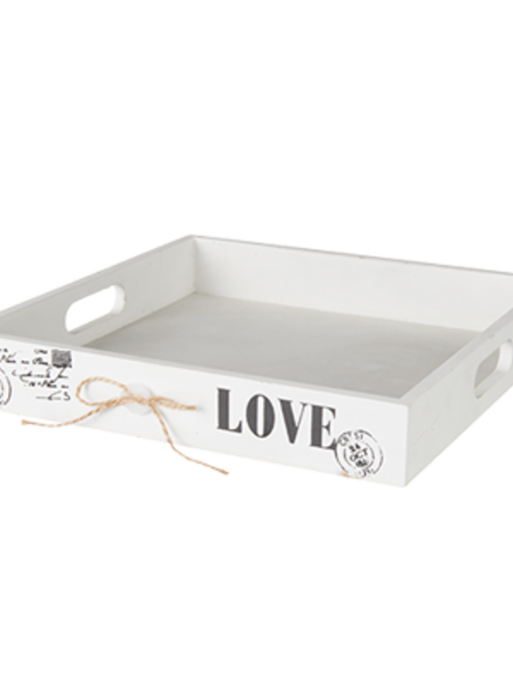 Deko-Tablett Love