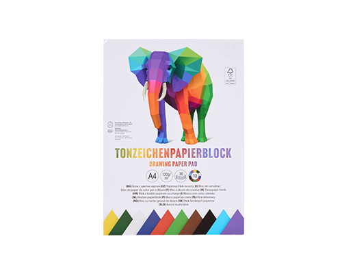 Tonzeichenpapierblock