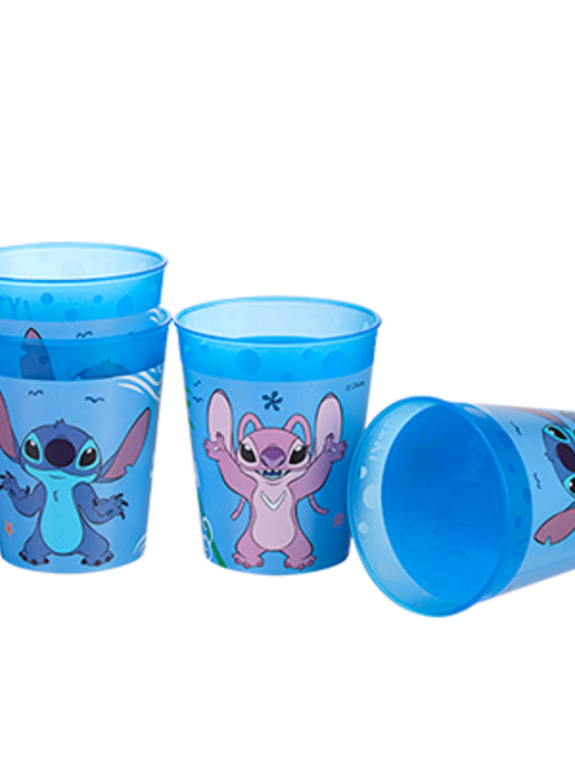 Stitch-Mehrwegbecher Set